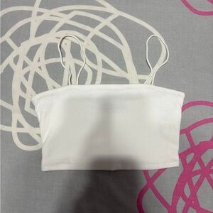 SHEIN White Cropped Tank Top